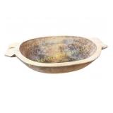 Antique Hand Dug Round Dough Bowl