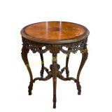 Louis XV Round Accent Table