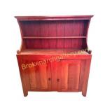 Primitive Cherry Step back cupboard