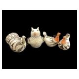 Native American Pottery Figures
