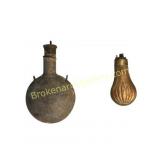 Pair of Civil War Era Powder Horns
