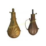 Pair of Civil War Era Powder Horns