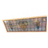 Art Deco stained glass window