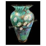 David Lindsay Art Glass Vase