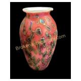 Hand Blown Art Glass Vase