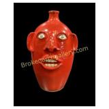 Joe Rhinehardt Folk Art Face Jug
