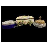 Table and Jewelry Boxes