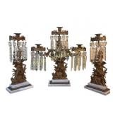 Rococo Girandole Candleholder Set