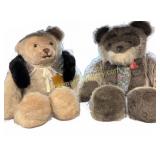 Woods & Woods Handmade Teddy Bears Pair