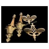 Two Pair Decorative Wall Brackets