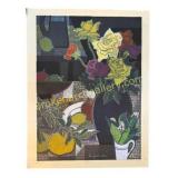 Toru Mabuchi Woodblock Print