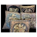 Vintage Burmese Kalage Pillows