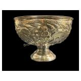 Silver Plate Pedestal Fruit Bowl