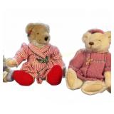 Three Stuffed Animals: Gund, Clare, & VanderBear