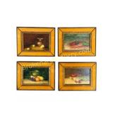 Four Small Still Life Paintings