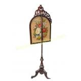 Pole Screen with Mirror on Reverse