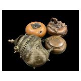 Vintage Beetle Nut Containers