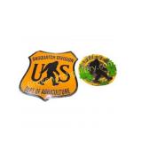 Pair of Metal Sasquatch Novelty Signs