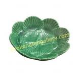 Green Majolica plate
