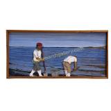 Carved Wood Painting, Richard D White