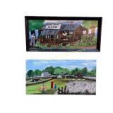 Pair of Southern Folk Art Paintings
