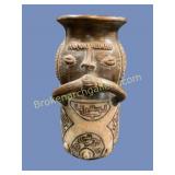 Terracotta Figural Vessel
