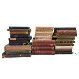 Lot of 37 Vintage and Antique Hardcover Books