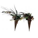 Pair of Cone Wall Sconces