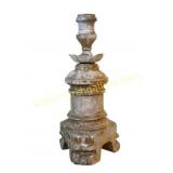 Carved Italian Alter Candle Holder