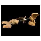 Three Carved Wood Animals