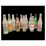 Collection of Vintage Soft Drink Bottles
