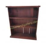 Primitive Cherry Open Bookcase, Early