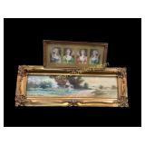 Two Vintage Framed Artworks