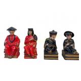 Lot of Ceramic Asian Bookends