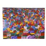 Haitian Marketplace Scene, Alix Baptiste