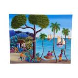 Haitian Coastal Scene, Alex Baptiste