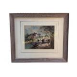 Parisian Cityscape Print, Francois Claver