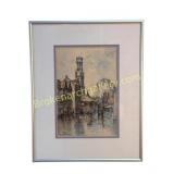 Print of Bruges Cityscape, Jan Korthall