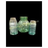 Antique Glass Jars