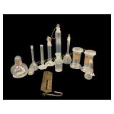 Assorted Laboratory Bottles, Balance Scale