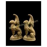 Pair Winged Griffin Elements