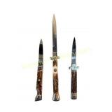 Three Italian Stiletto Knives