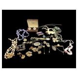 Collection of Vintage Costume Jewelry