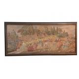 Framed Woven Italian Tapestry