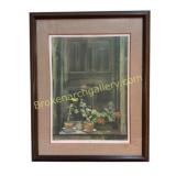 Framed Bob Timberlake Daily Sunning Print