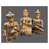 Thai Carved Musical Figures