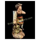 Italian Majolica Figural vase