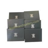 6 United Kingdom Royal Mint Proof Coin Collections