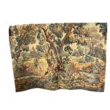 Hunters Resting, Italian Woven Wall Tapestry