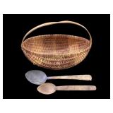 Split Woven Basket, Treenware